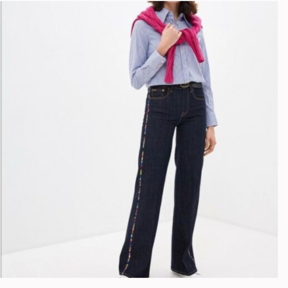 $248 Polo Ralph Lauren Rainbow Stitched Side Seam Jeans 29
